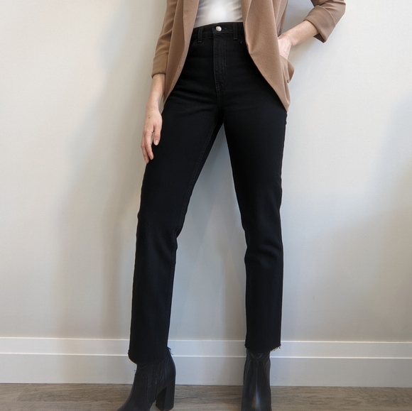 NWOT American Apparel High Waisted Jeans - Picture 1 of 7